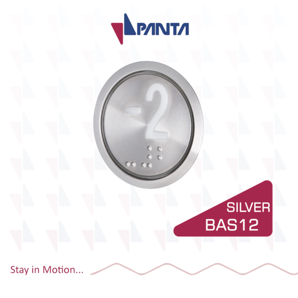 Panta push button | BAS12-SILVER