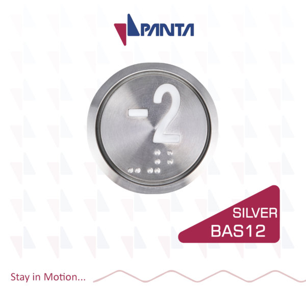 Panta push button | BAS12-SILVER Model