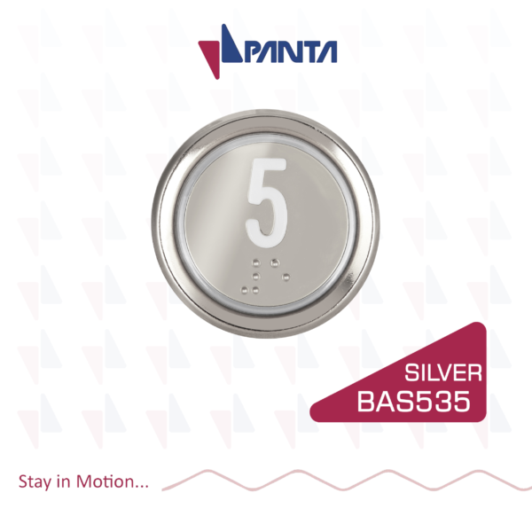 Panta push button | BAS535-SILVER Model