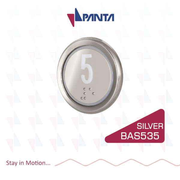 Panta push button | BAS535-SILVER Model