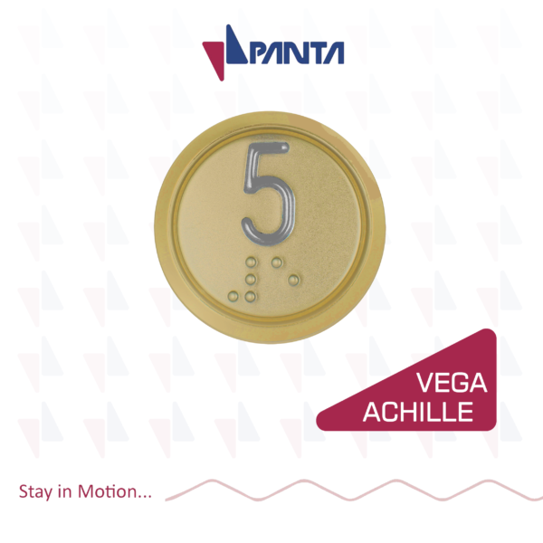 Panta push button | VEGA ACHILLE Gold Model